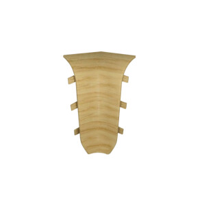 Угол внутренний к плинтусу cezar ПВХ 137 дуб риверсайд 59x22x22