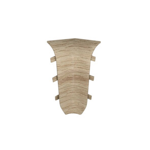 Угол внутренний к плинтусу cezar ПВХ 155 дуб стрит 59x22x22