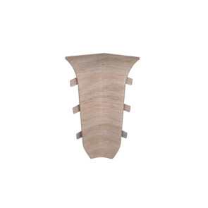 Угол внутренний к плинтусу cezar ПВХ 158 дуб белфаст 59x22x22