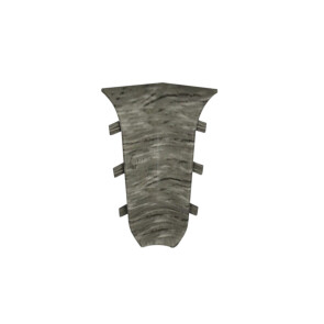 Угол внутренний к плинтусу cezar ПВХ 205 под дерево 59x22x22