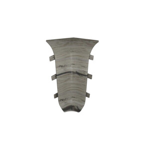 Угол внутренний к плинтусу cezar ПВХ 211 под дерево 59x22x22