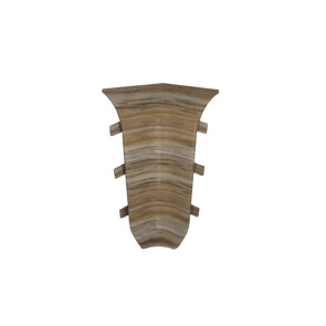 Угол внутренний к плинтусу cezar ПВХ 216 под дерево 59x22x22