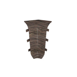 Угол внутренний к плинтусу cezar ПВХ 221 под дерево 59x22x22