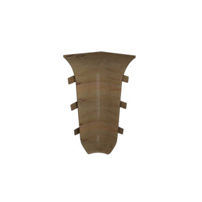 Угол внутренний к плинтусу cezar ПВХ 222 под дерево 59x22x22