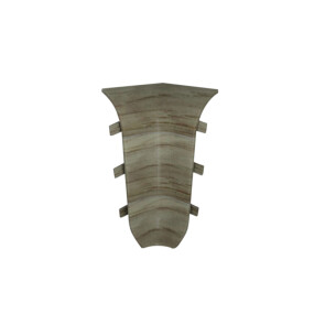 Угол внутренний к плинтусу cezar ПВХ 226 под дерево 59x22x22