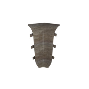 Угол внутренний к плинтусу cezar ПВХ 228 под дерево 59x22x22