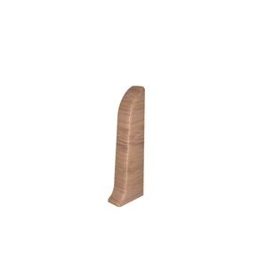 Заглушка к плинтусу cezar ПВХ 102 пекан 59x22x22
