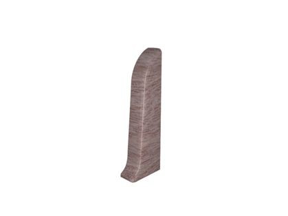 Заглушка к плинтусу cezar ПВХ 117 вяз 59x22x22