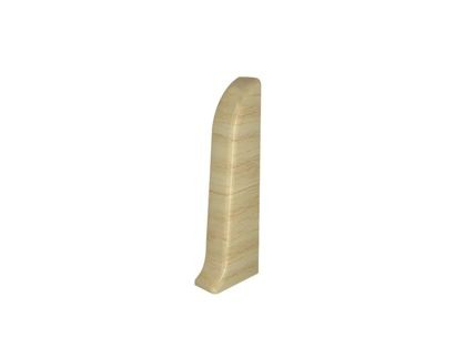 Заглушка к плинтусу cezar ПВХ 154 дуб кавайон 59x22x22