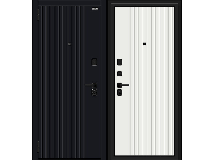 ДC Bravo R-3 Граффити-32/32 (32/Г32) Total Black/Super White/Лунный камень RBE 205*96 Левая