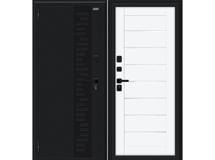 ДC Bravo Thermo Техно Д2/SBlack Букле черное/White Silk 205*86 Левая ДC Bravo Thermo Техно Д2/SBlack Букле черное/White Silk 205*86 Левая