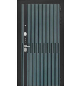 Дверь входная Lukse-503 Vellutto Verde/Капучино, 2 замка