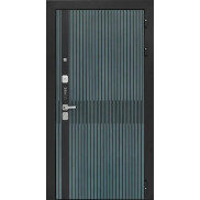 Дверь входная Lukse-503 Vellutto Verde/Капучино, 2 замка, с ночной задвижкой