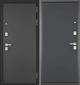 Дверь входная City Max MP 100 Антрацит букле/Оскуро, 100, 2 замка, с ночной задвижкой