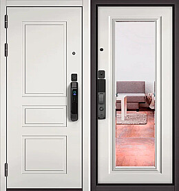 Дверь входная City Max IQ PP 2/140 Белый софт, 2/Белый софт, 140, 2 замка