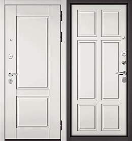 Дверь входная Trust Mass PP 1/109 Белый софт, 1/Белый софт, 109, 2 замка, с ночной задвижкой