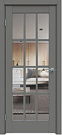 Дверь межкомнатная "Concept-642" Медиум грей, стекло Прозрачное