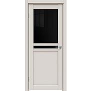 Дверь межкомнатная "Concept-505" Лайт грей, стекло Лакобель чёрное