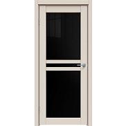 Дверь межкомнатная "Concept-506" Магнолия стекло Лакобель чёрный
