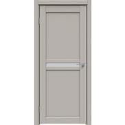 Дверь межкомнатная "Concept-507" Шелл грей, стекло Сатинат белый