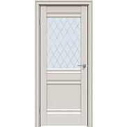 Дверь межкомнатная "Concept-593" Лайт грей, стекло Ромб