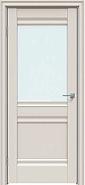 Дверь межкомнатная "Concept-593" Лайт грей, стекло Сатинат белый
