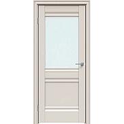 Дверь межкомнатная "Concept-593" Лайт грей, стекло Сатинат белый