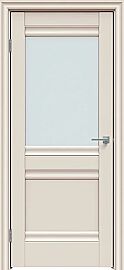 Дверь межкомнатная "Concept-593" Магнолия, стекло Сатинат белый