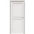 Дверь межкомнатная Concept-601 ПВХ, Белоснежно матовый, остекленная, сатинат белый, царговая