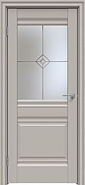 Дверь межкомнатная "Concept-626" Шелл грей, стекло Стелла