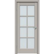 Дверь межкомнатная  Concept-636 Шелл грей стекло Сатинато белое