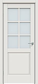 Дверь межкомнатная "Concept-638" Белоснежно матовый, стекло Сатинат белый