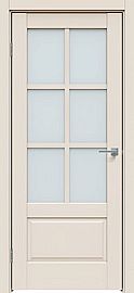 Дверь межкомнатная "Concept-640" Магнолия, стекло Сатинат белый