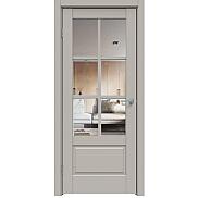 Дверь межкомнатная "Concept-640" Шелл грей стекло Прозрачное