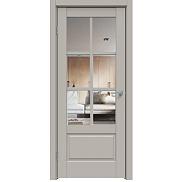 Дверь межкомнатная "Concept-640" Шелл грей, стекло Прозрачное