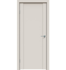 Дверь межкомнатная Concept-654 ПВХ, Лайт грей, глухая, прозрачное, царговая