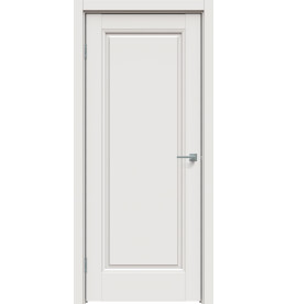Дверь межкомнатная Concept-658 ПВХ, Белоснежно матовый, глухая, царговая