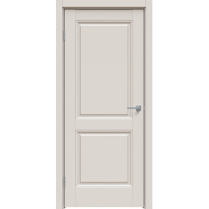 Дверь межкомнатная Concept-656 ПВХ Лайт грей, глухая, царговая