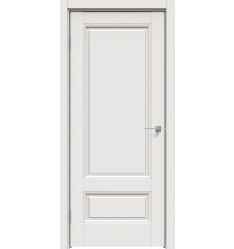 Дверь межкомнатная Concept-660 ПВХ, Белоснежно матовый, глухая, царговая
