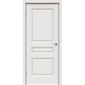 Дверь межкомнатная Concept-662 ПВХ Белоснежно матовый, глухая, царговая