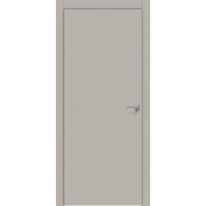 Дверь межкомнатная Concept-701 ПВХ Шелл грей, глухая, каркасно-щитовая