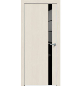 Дверь межкомнатная Concept-702 ПВХ, Магнолия, глухая, кромка матовый хром, каркасно-щитовая