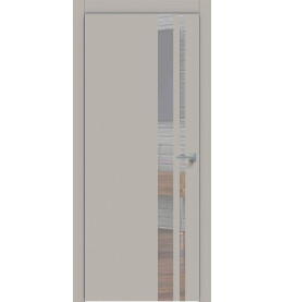 Дверь межкомнатная Concept-712 ПВХ, Шелл грей, глухая, каркасно-щитовая