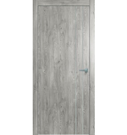 Дверь межкомнатная Future-713 ПВХ, Дуб винчестер серый, глухая, каркасно-щитовая