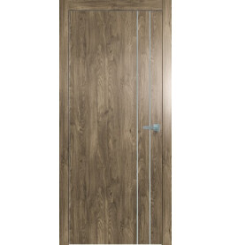Дверь межкомнатная Future-713 ПВХ, Дуб Винчестер трюфель, глухая, каркасно-щитовая