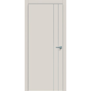 Дверь межкомнатная Concept-713 ПВХ Лайт грей, глухая, каркасно-щитовая