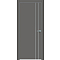 ДП Concept-713 Медиум грей  200*90, кромка-матовый хром