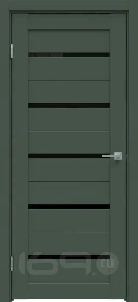 ДП Design-502 Дарк грин, Лакобель чёрный 200*80
