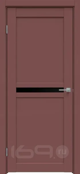 ДП Design-507 Лофт ред, Лакобель чёрный 200*80