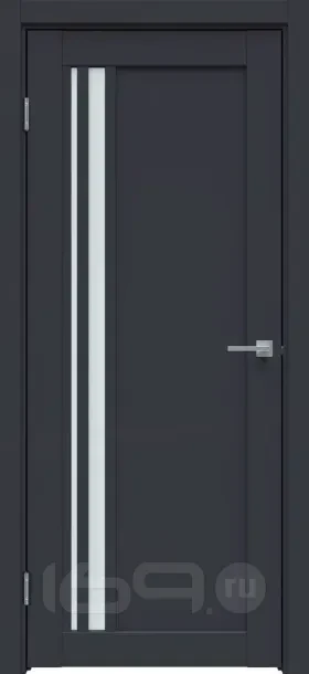 ДП Design-608 Дарк блю, Сатинато белое 200*90